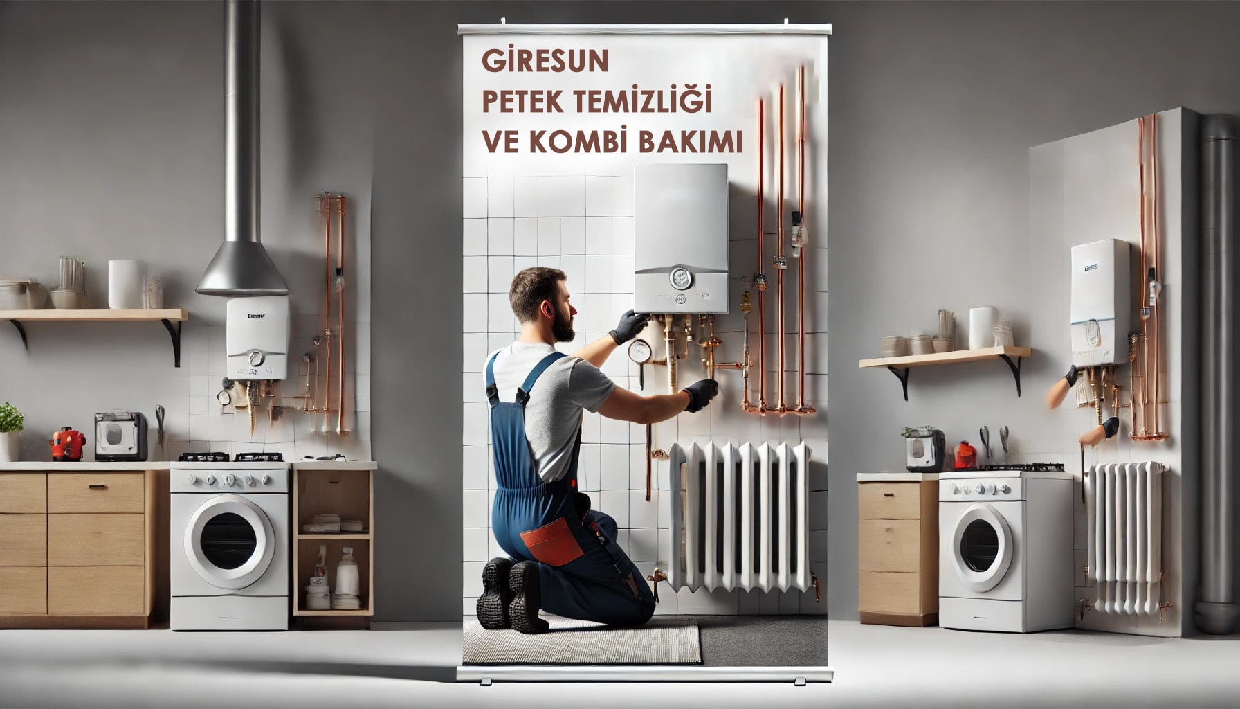 Giresun Erbay tesisat petek temizliği ve kombi bakımı